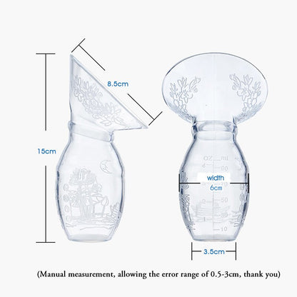 Hot Baby Feeding Manual Breast Pump Partner Breast Collector Automatic Correction Breastmilk Silicone Breast Pump