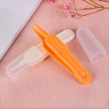 Baby Dig Booger Clip Infants Ear Nose Navel Clean Tools Kids Safety Tweezers Cleaning Forceps Toddler Nasal Cavity Care Supplies