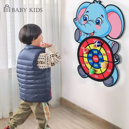 Montessori Dart Board Target Sports Game Toys For Children 4 To 6 Years Old Outdoor Toy Child Indoor Girls Sticky Ball Boys Gift