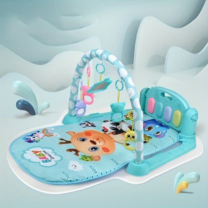 Baby, newborn, baby, music, light, pedal piano, fitness stand, sleeping mat, game blanket, toy set