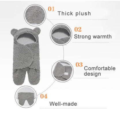 Soft Newborn Baby Wrap Blankets Baby Sleeping Bag Envelope for Newborn Sleepsack 100% Cotton Thicken Cocoon for Baby 0-6 Months