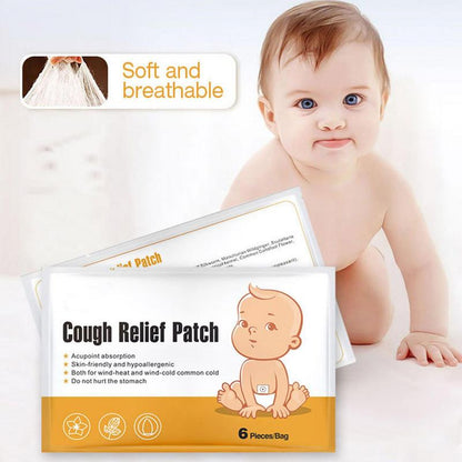 Coughing Smooth Patch For Children Adult Stop Slime Plaster Physical Cold Relieve Baby Treat Infant Anti-cough Sleep Care