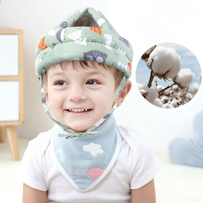 Baby Toddler Cap Safety Helmet Head Safety Soft Comfortable Head Security Protection Adjustable Learn To Walk Crash Hat